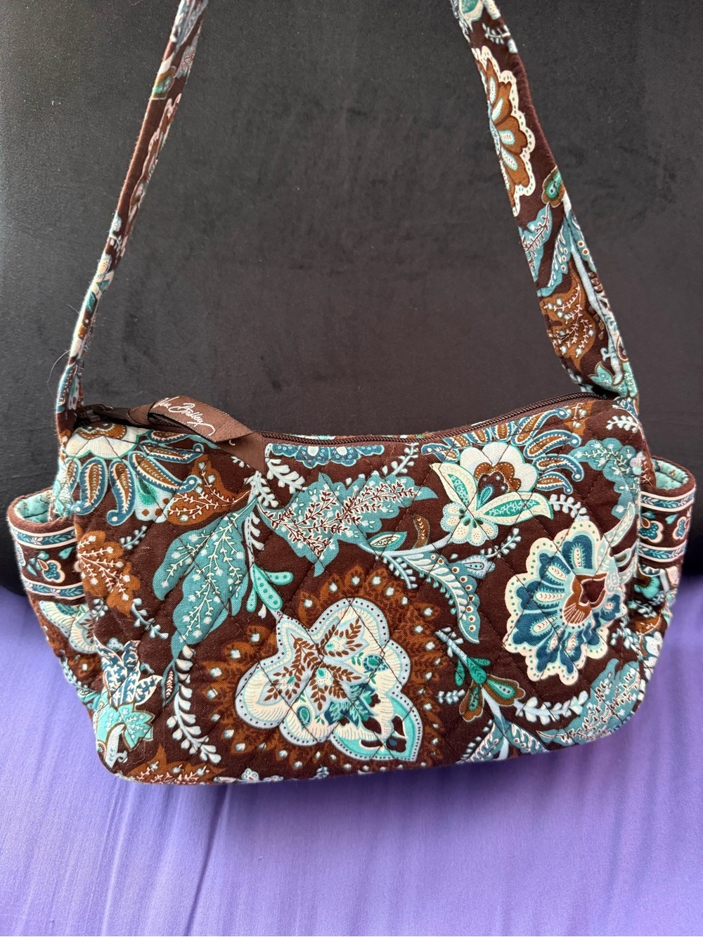 Vera Bradley Java Blue Maggie Shoulder Bag